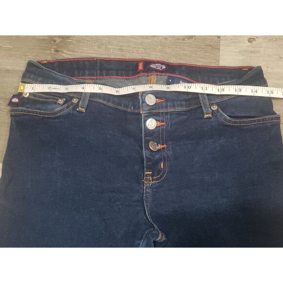 Bongo Dark Blue Denim Capri Pants | Size 9 - Picture 5 of 6